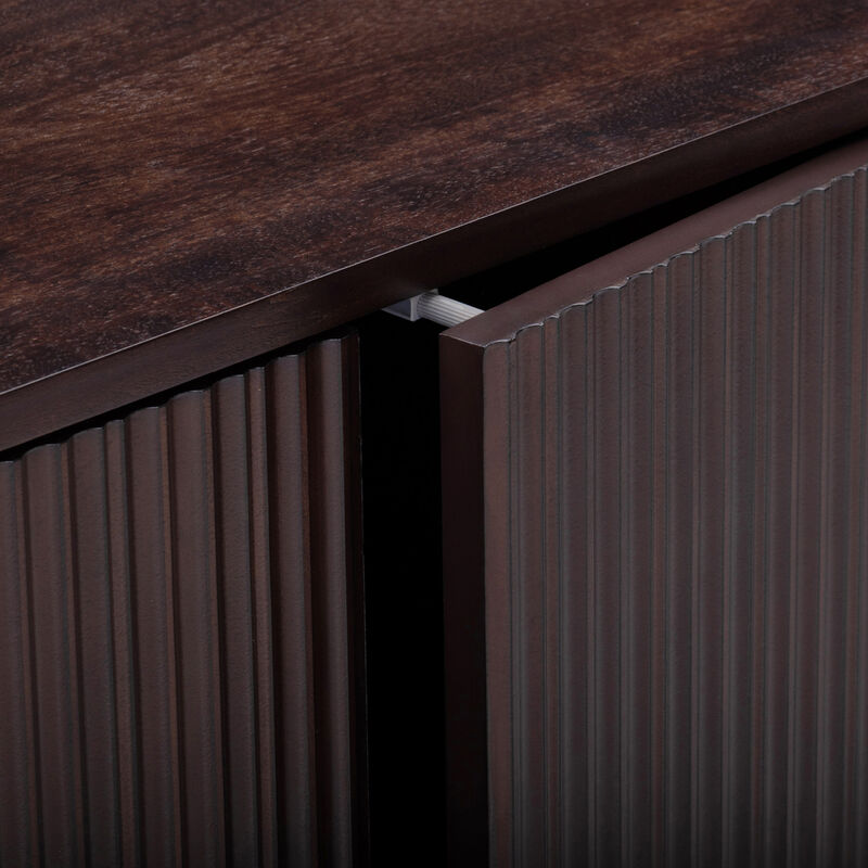 Tremolo Sideboard Cabinet with Fluted Fronts & Modern Design image number 4