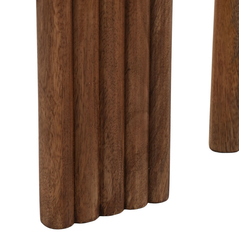 Travertine Top Accent Table image number 5