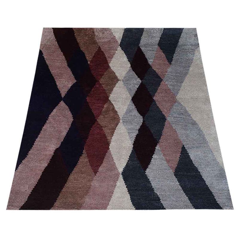 Rugsotic Carpets Hand Knotted Silk Size Area Rug Contemporary Size NS1217 image number 2