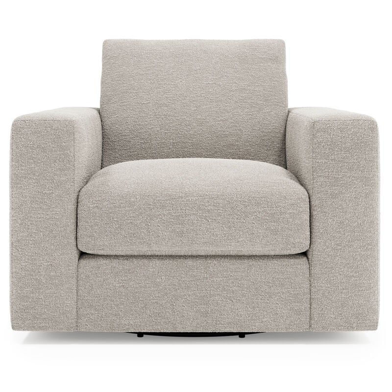 Drew Fabric Swivel Chair image number 1