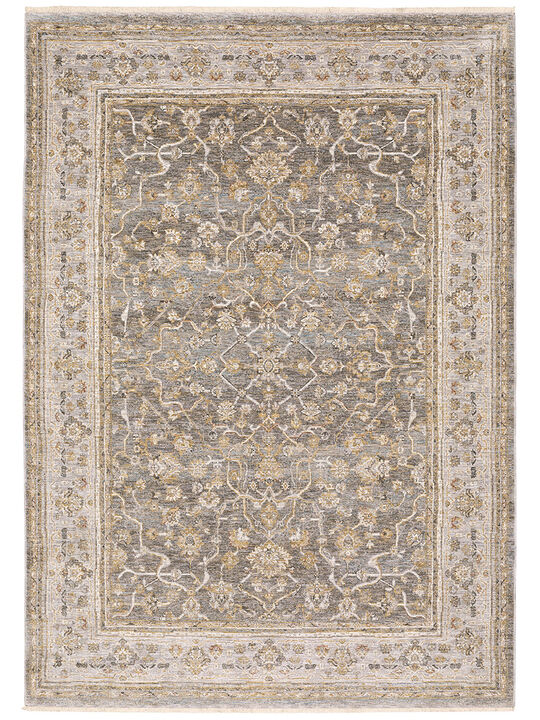 Maharaja 3'3" x 5' Grey Rug
