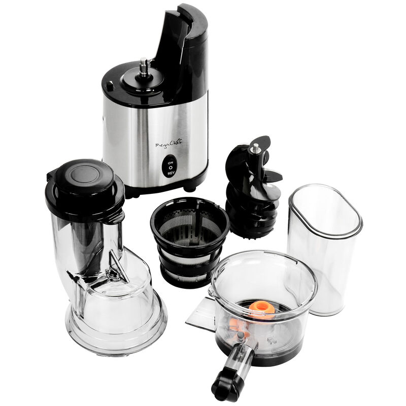 MegaChef Pro Stainless Steel Slow Juicer
