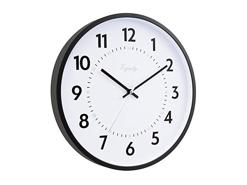 Equity Basics Commercial Wall Clock 14 Inch Home Decor image number 2