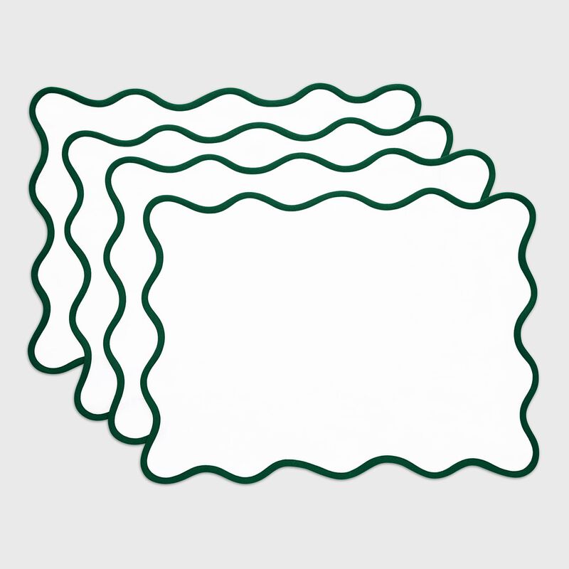 Linen Placemats - Giselle Scallop Edge image number 0