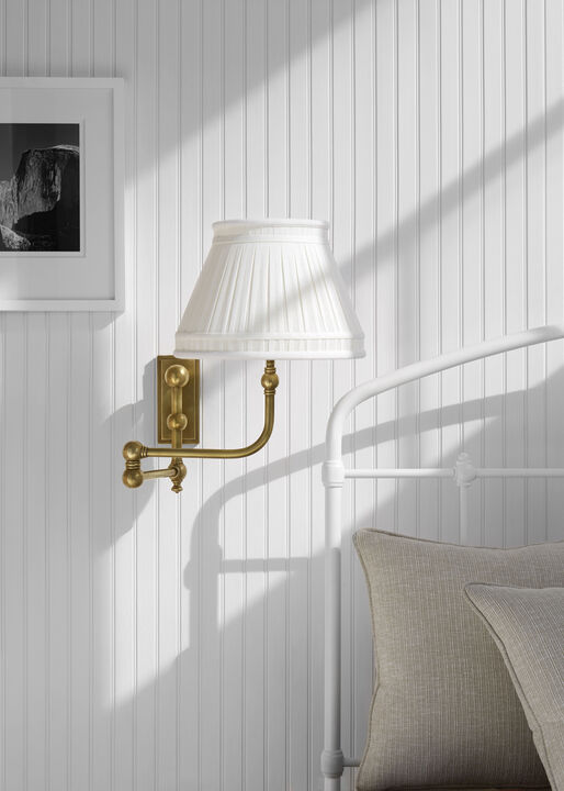 Pimlico Swing Arm in Antique-Burnished Brass