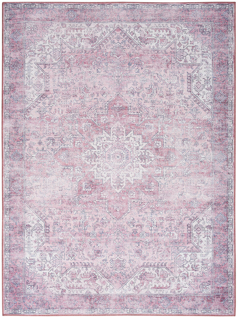 Nourison Washables NWB15 Pink 6' x 9' Rug