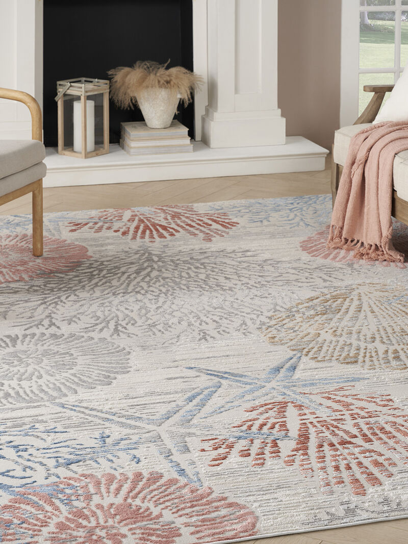 Seaside SDS04 Multicolor 7'10" x Round Rug