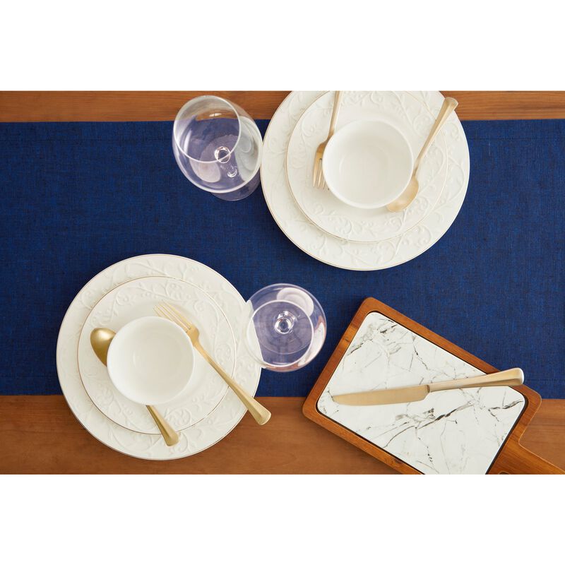 Solino Home 100% Pure Linen Table Runner - Athena