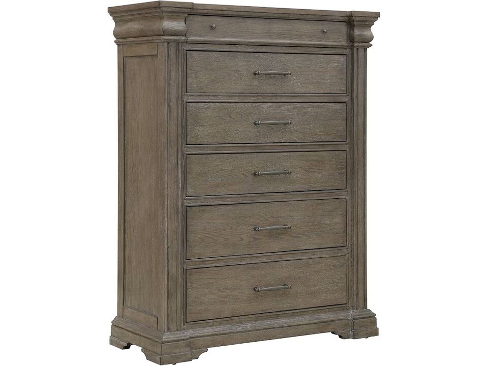 Madison Ridge Brown 6-Drawer Chest