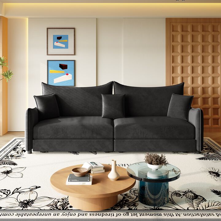 Swofir Pull Out Sleeper Sofa Bed