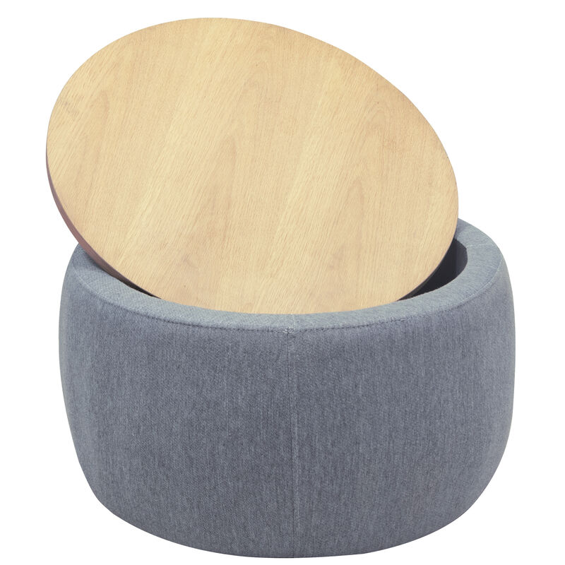TATEUS Round Storage Coffee Table image number 0