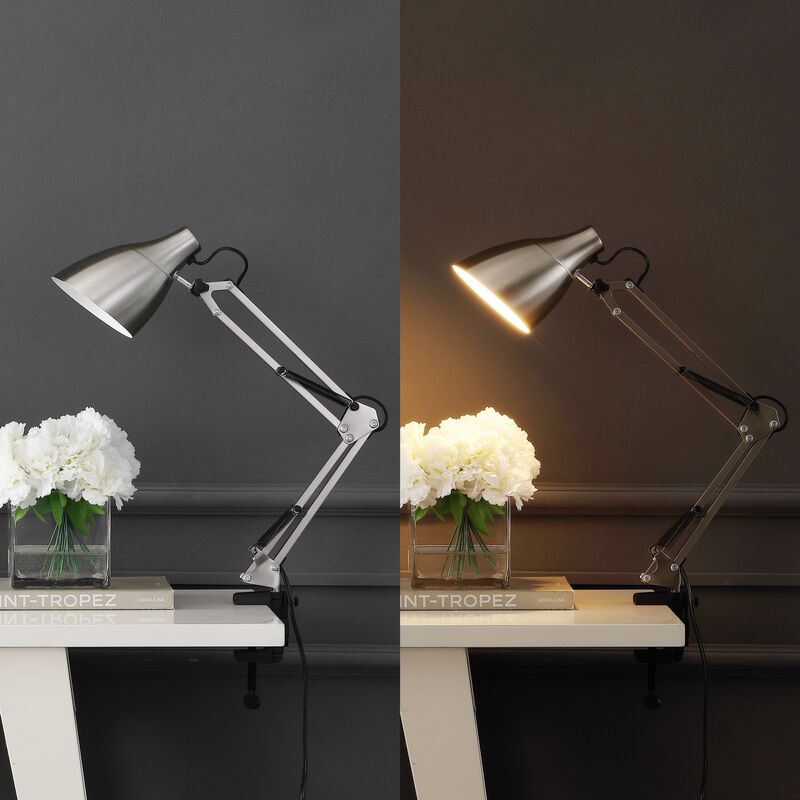 Odile Classic Industrial Adjustable Articulated Clamp On LED Task Lamp