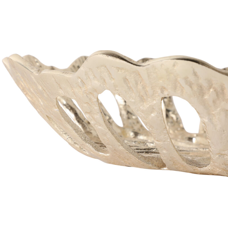 S/2 Metal Cut-out Flower Bowls image number 4