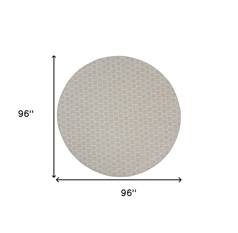 HomeRoots Geometric Indoor Outdoor Area Rug image number 4
