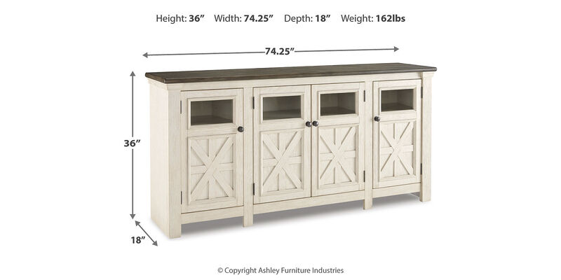 Bolanburg 74" TV Stand image number 7