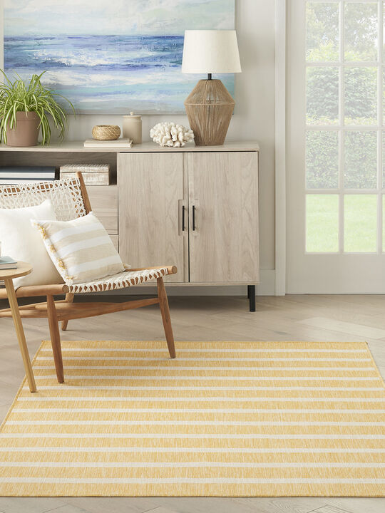 Positano POS03 Yellow/Ivory 4' x 6' Rug
