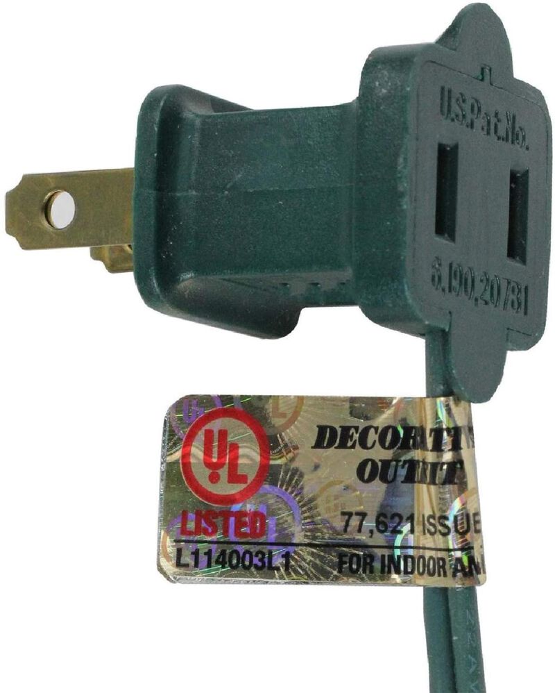 25-Count Green Transparent C9 Christmas Light Set  25ft Green Wire image number 1