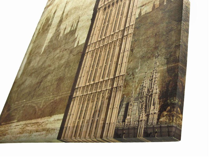 London Houses of Parliament and Big Ben Printed Canvas Wall Hanging image number 1