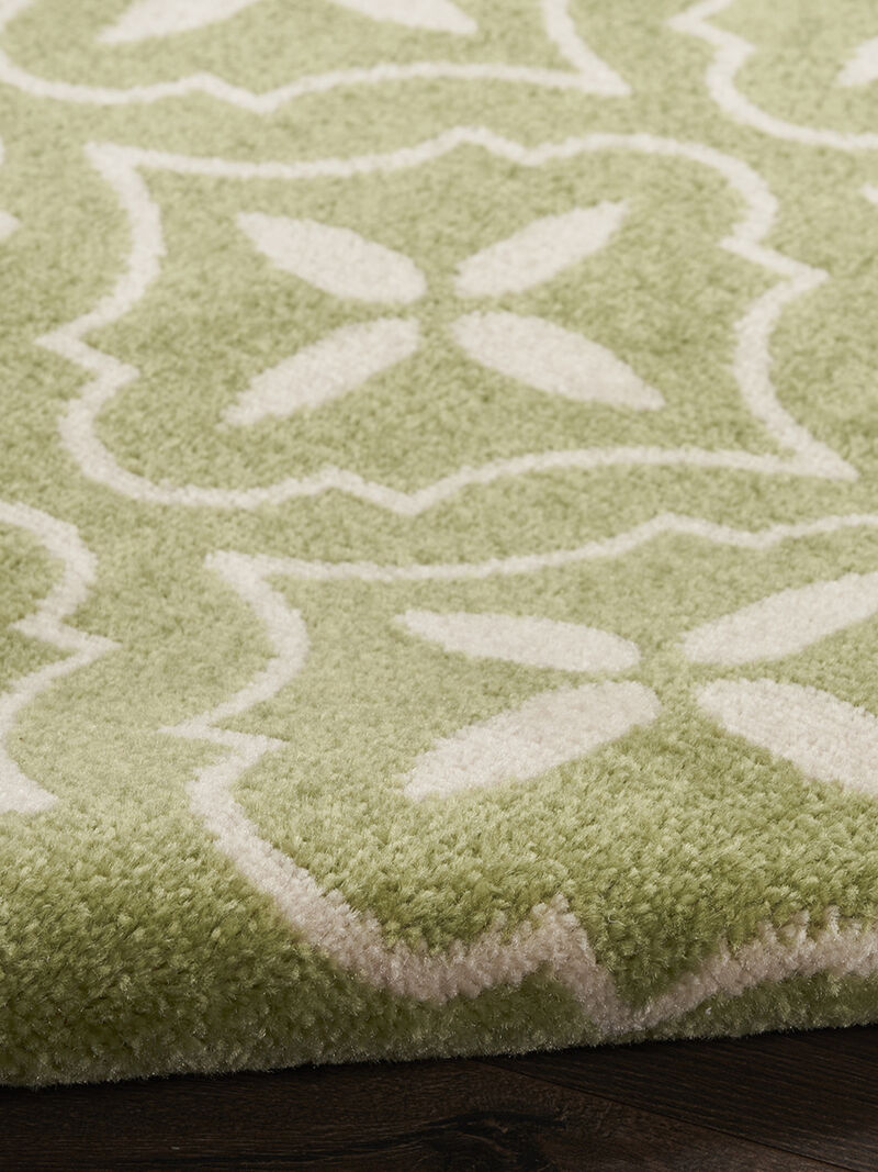 Nourison Essentials NRE04 Green/Ivory 6' x 9' Rug