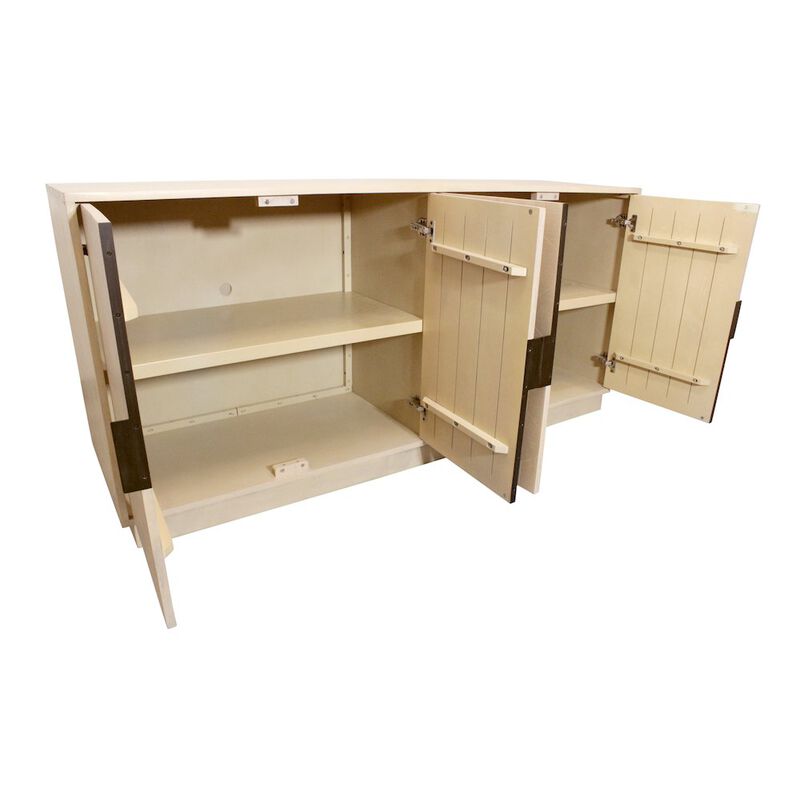 Ren 4-Door Sideboard in Aged Natural