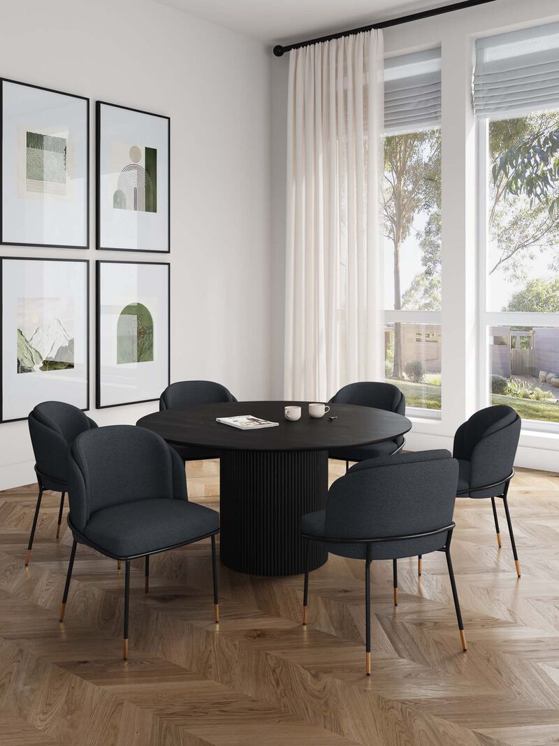 Rockaway Brown 7-Piece Dining Set image number 3