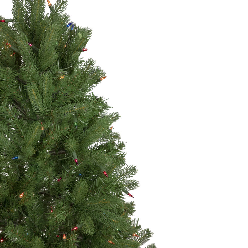 4' Pre-Lit Full Sierra Noble Fir Artificial Christmas Tree  Multi Lights