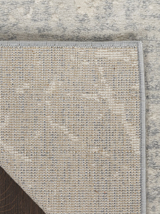 Exhale EXL02 Ivory/Gray 3'11" x 5'11" Rug