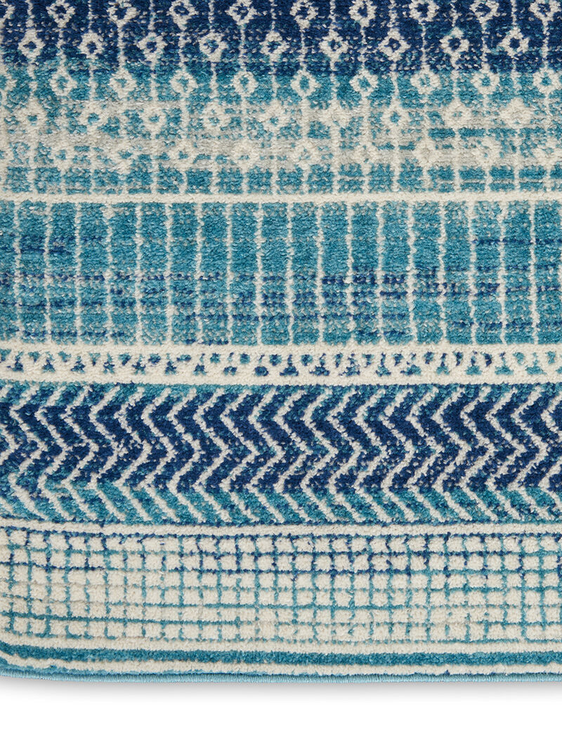 Passion PSN26 Navy/Blue 2'2" x 10' Rug image number 3