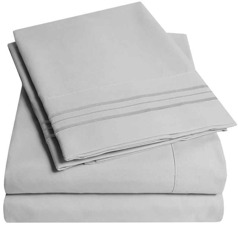 Ultra Soft 1800 Series Double Brushed Microfiber Sheet Set