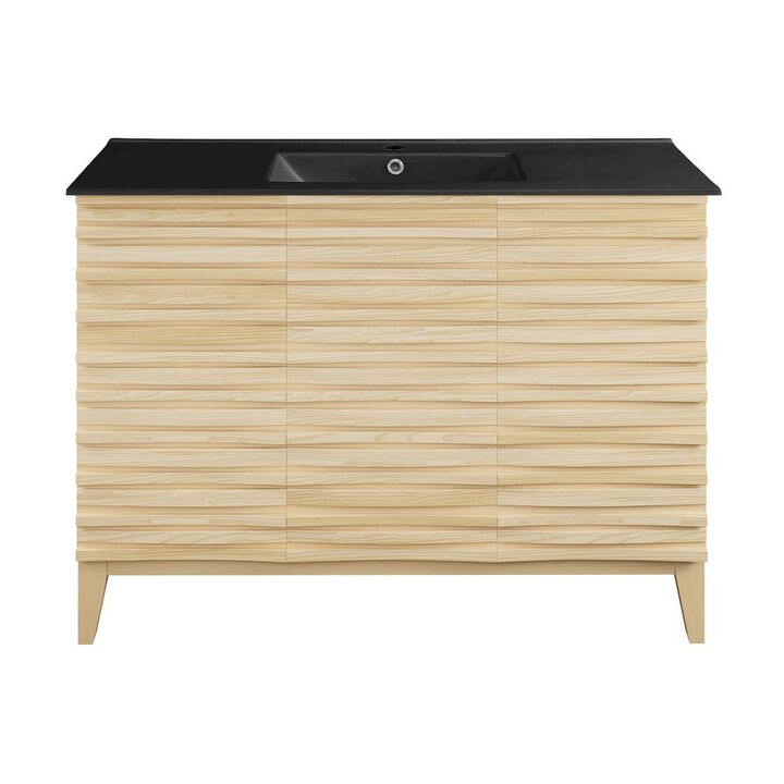 Cascade 48 in. Bathroom Vanity with 3-Hole Ceramic Sink Top