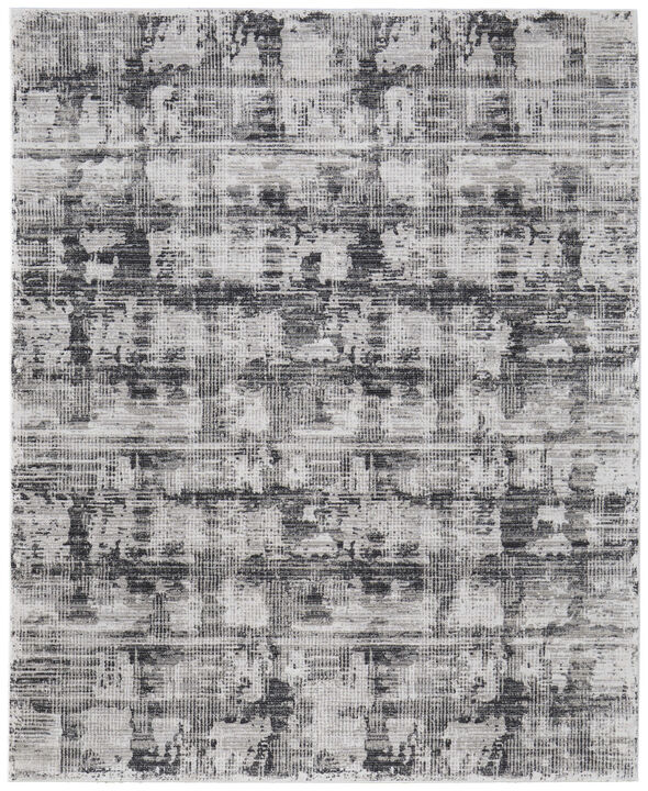 HomeRoots Abstract Power Loom Area Rug