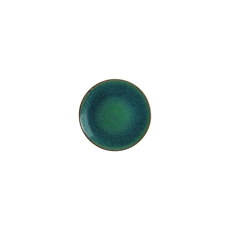 Mar dia.6.75" Round Blue Vitrified Plate (Set of 4) image number 1