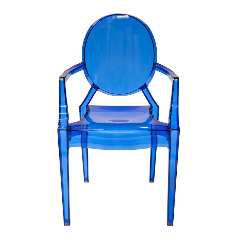 Commercial Seating Products Kage kids side chair with Arms, Blue
