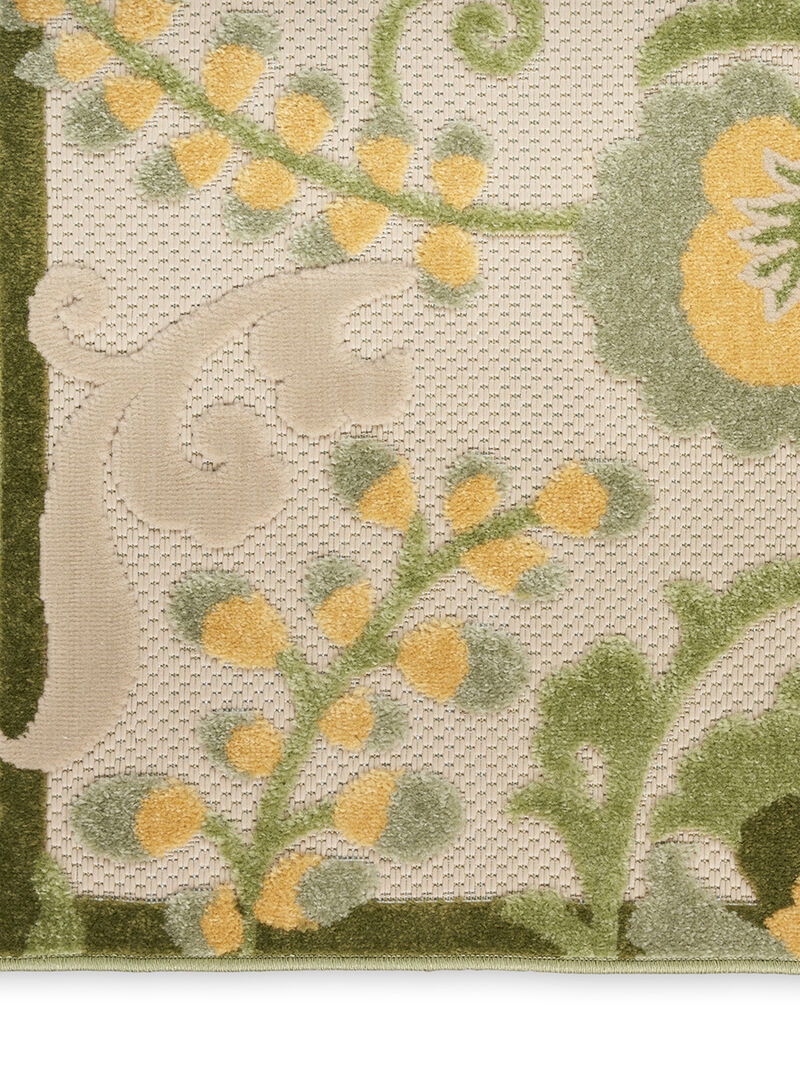 Aloha ALH17 Ivory/Green 10' x 14' Rug