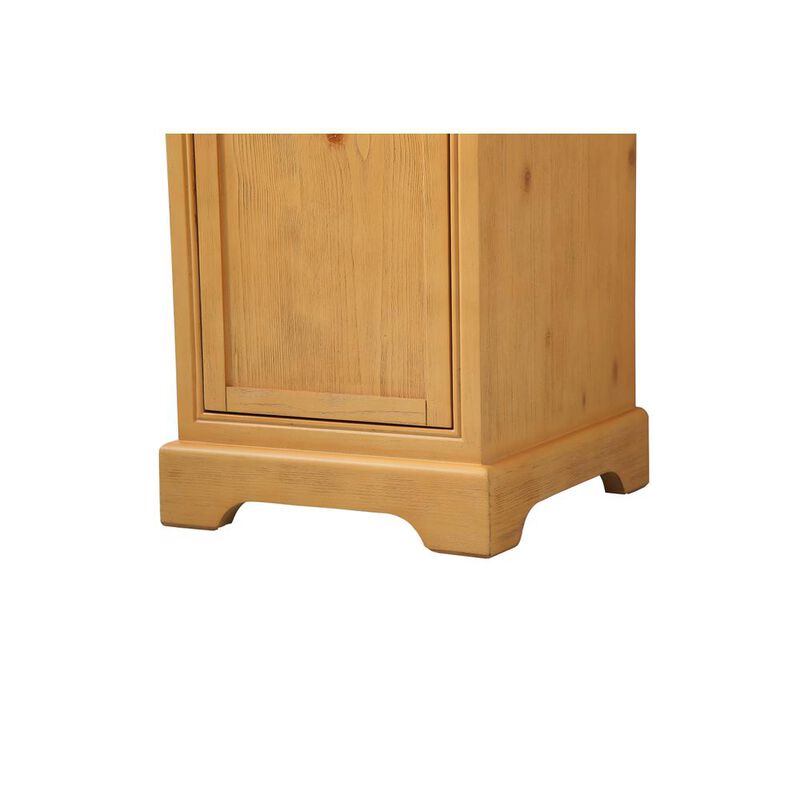 Elegant Kitchen and Bath 19 inch Single bathroom vanity in natural wood