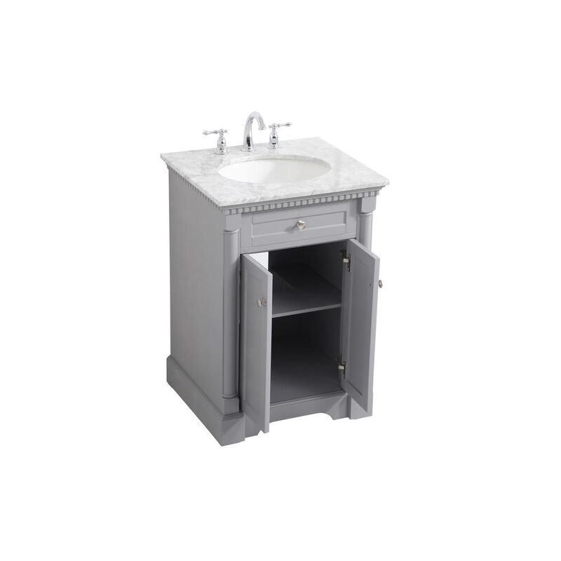 Elegant Kitchen and Bath 24 inch Single bathroom vanity in  Grey