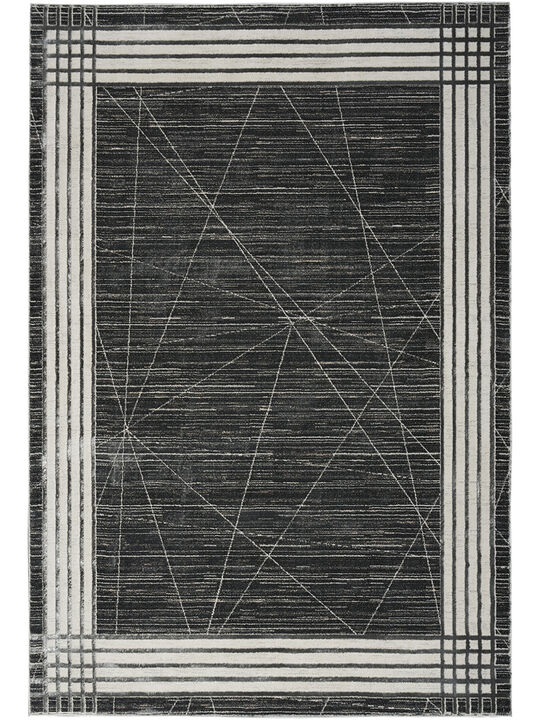 Desire DSR01 Charcoal/Silver 3'11" x 5'11" Rug