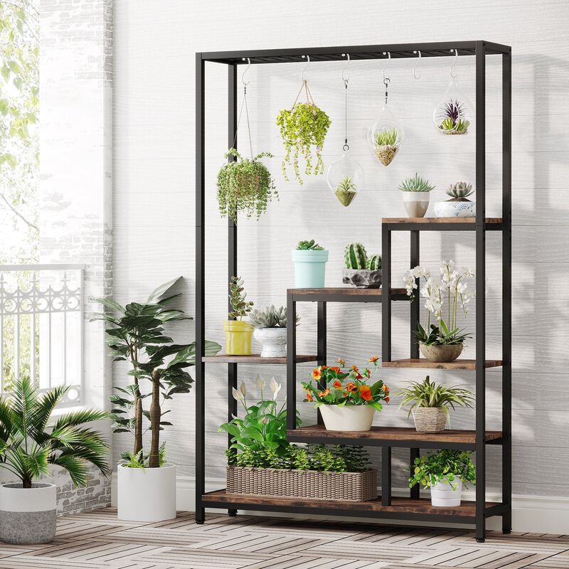 Tribesigns Plant Stand Large Flower Bonsai Shelf image number 1