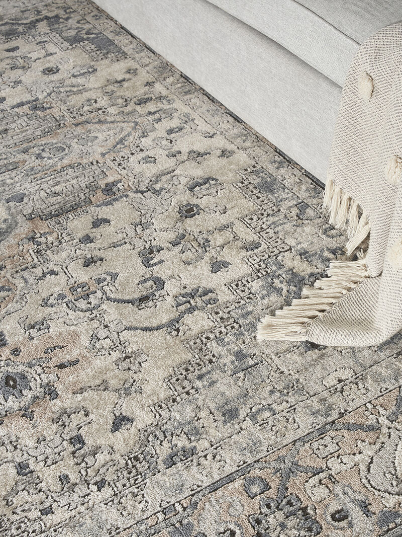 Quarry QUA05 Ivory/Gray 8'10" x 11'10" Rug image number 9