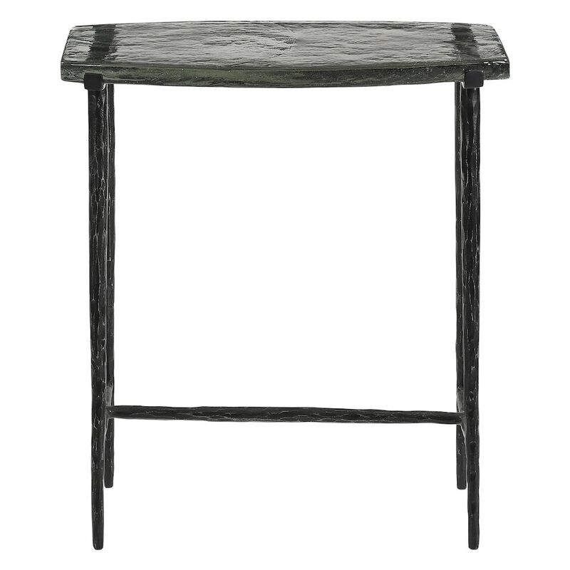 World Interiors Calloway 17" Side Table with Glass Top image number 3