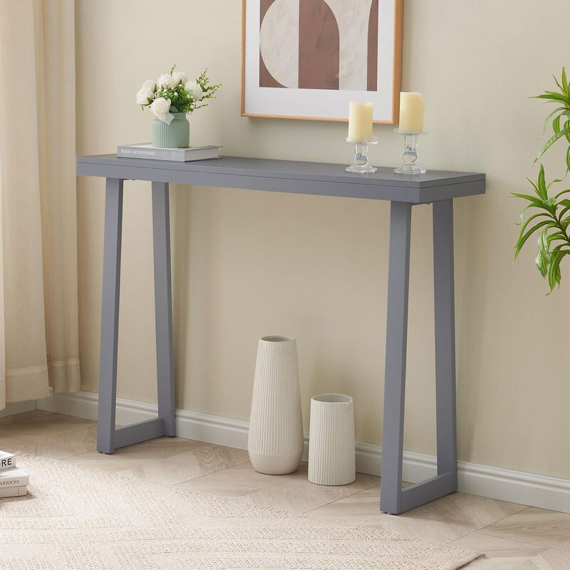 Kings Brand Furniture Claude Narrow Console Table Perfect for Sofa Table, Entryway Table