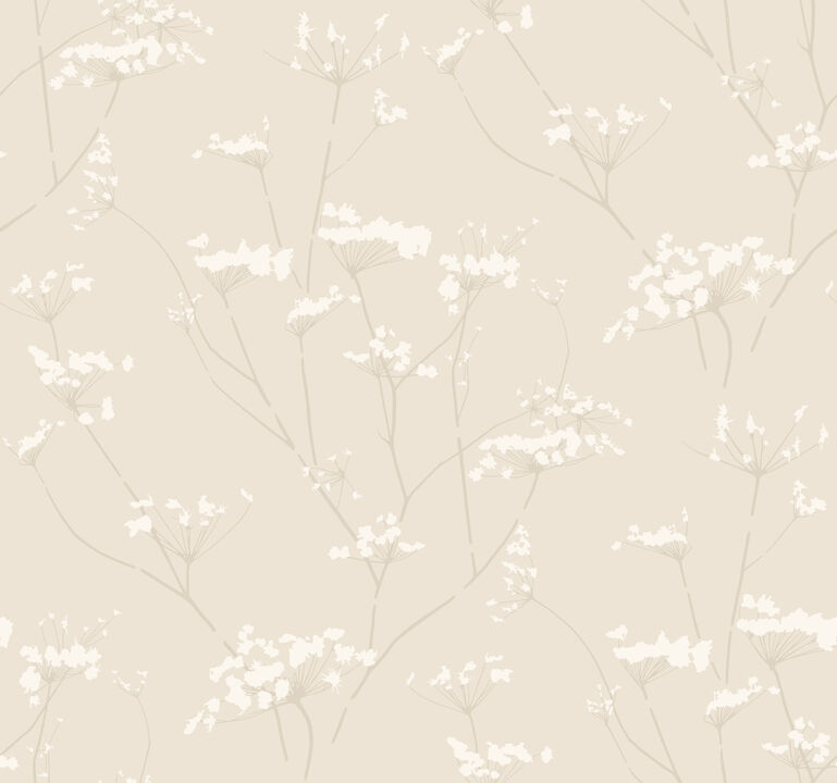 Enchanted Cream Wallpaper