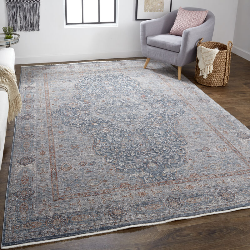 Marquette 3778F Gray/Blue/Red 7'10" x 9'10" Rug