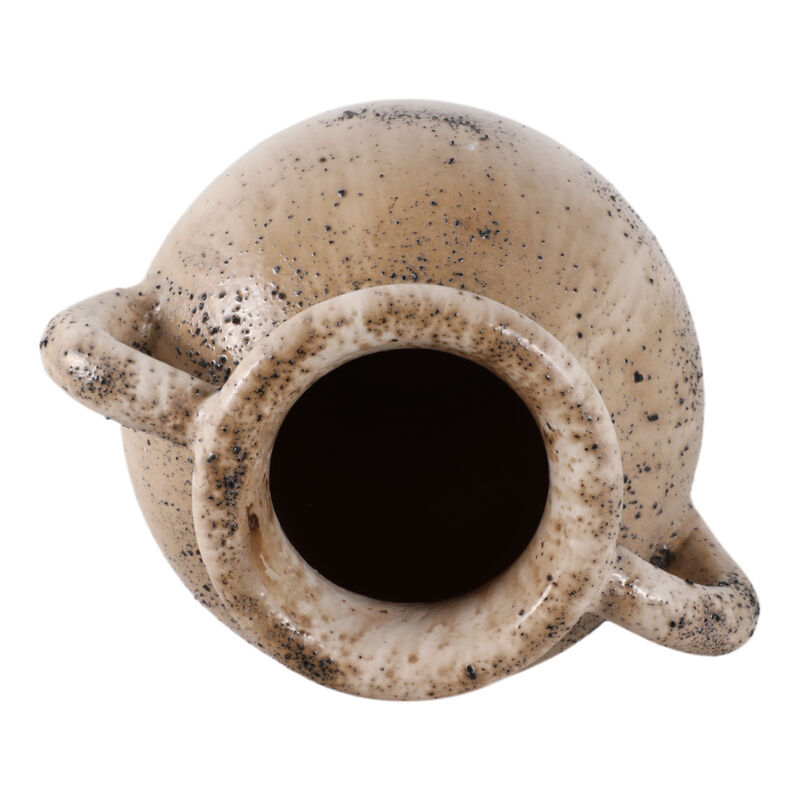 12x7" Textured Terracotta 2-handle Vase image number 5