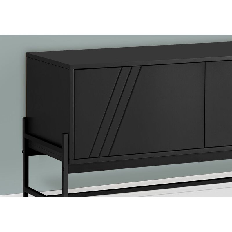 Monarch Specialties - Tv Stand, 60 Inch, Console, Media Entertainment Center, Storage Cabinet, Living Room, Bedroom, Contemporary, Modern image number 3