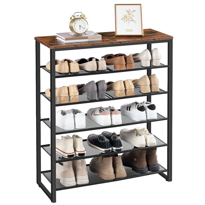 6-Tier Shoe Storage Rack for 18-24 Pairs, Home Shoe Organizer image number 3
