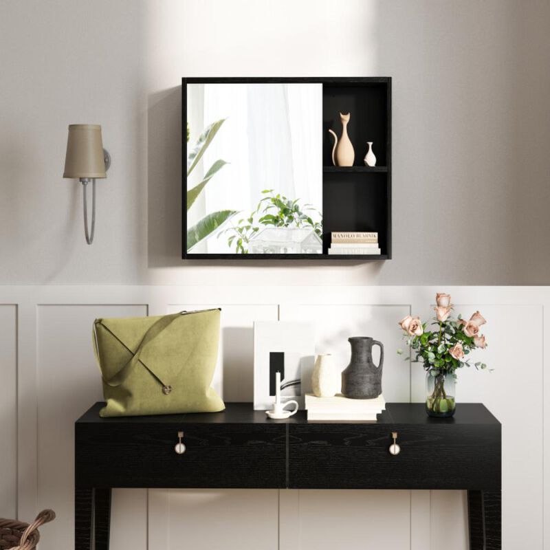 Hivvago Bathroom Medicine Cabinet with Single Mirror Door