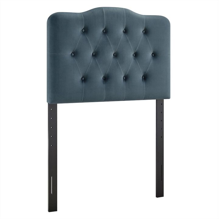 Annabel Stain-Resistant Performance Velvet Twin Headboard