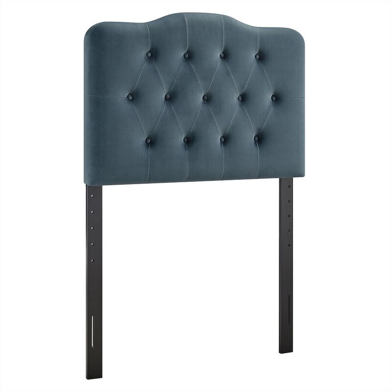 Annabel Stain-Resistant Performance Velvet Twin Headboard image number 0