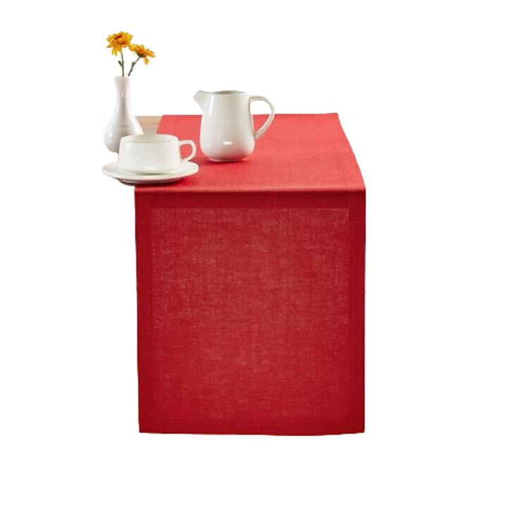 Solino Home 100% Pure Linen Table Runner - Diana